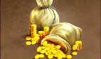 Wild West golden nugget symbol