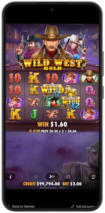 Play and Win Wild West Gold game